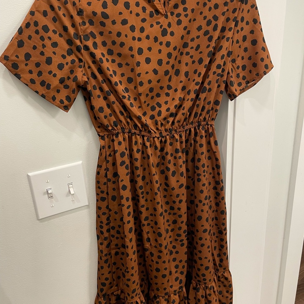 Ruffle Pront Dress